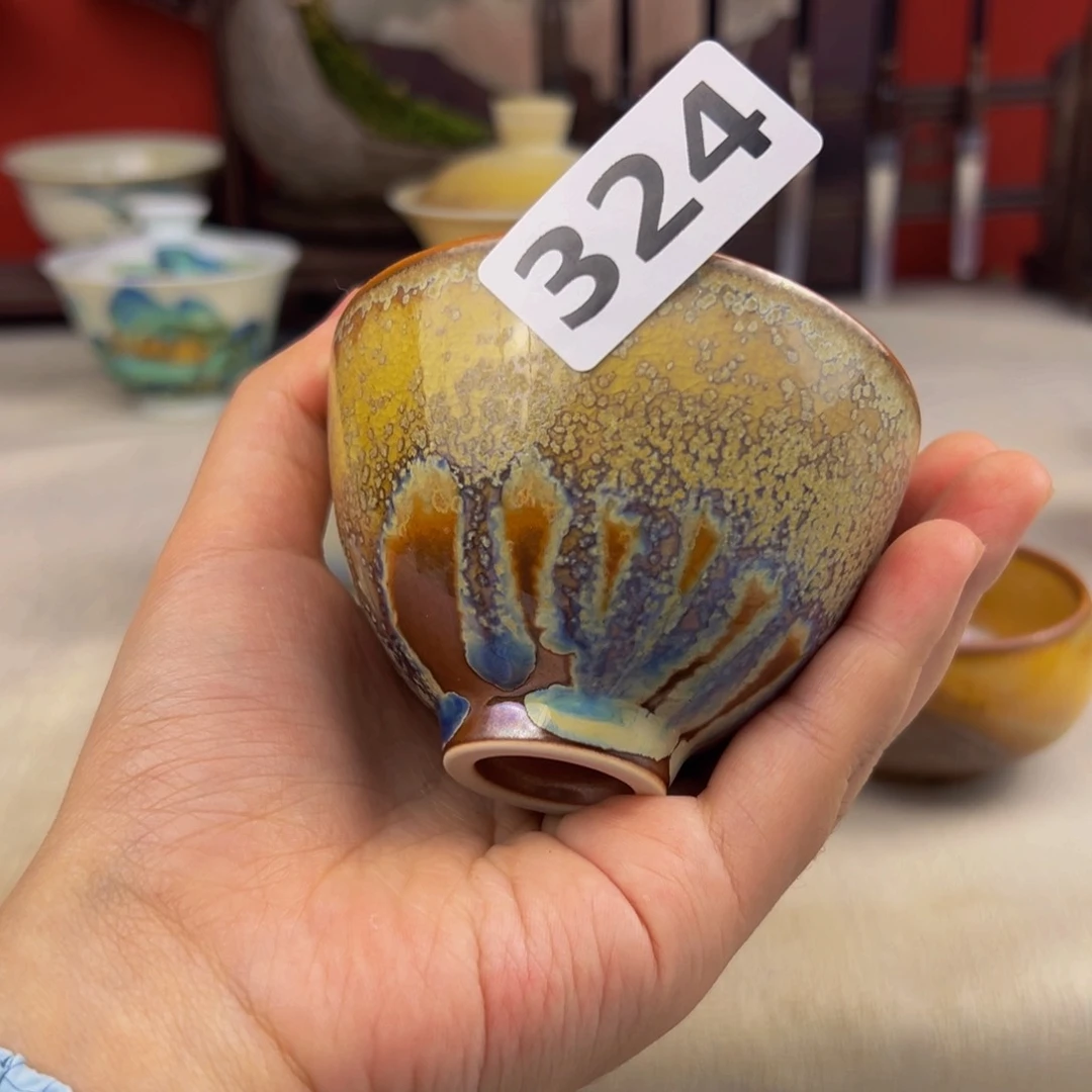 杯子张*然纯手工柴烧主人杯