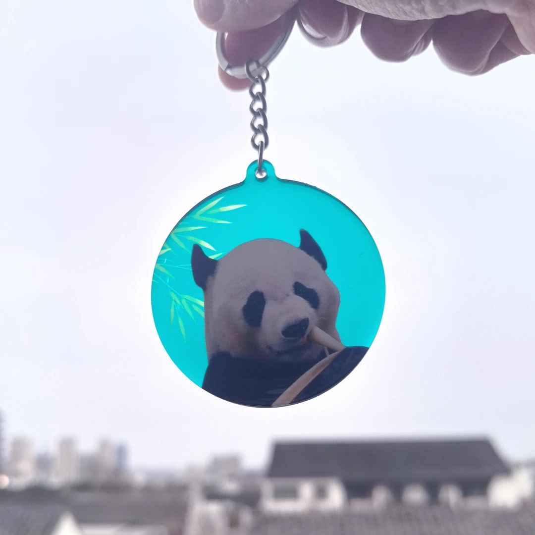 “糖果”钥匙扣系列（大熊猫贝贝，60mm）
