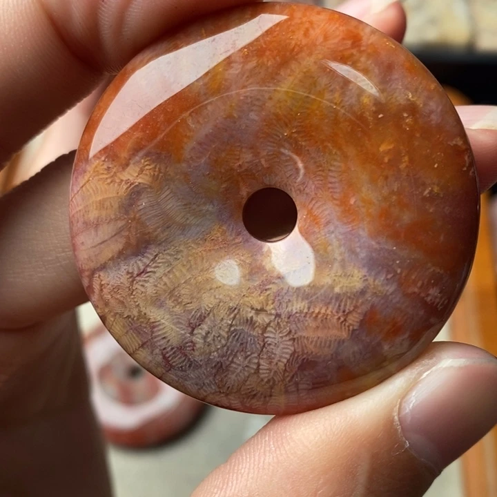 硅化玉颈饰未镶嵌K**T