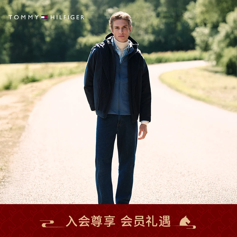 【轻暖系列】Tommy25冬男防风防水三合一轻薄90鹅绒内胆外套42961
