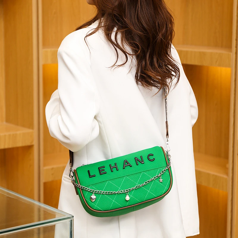 【头层牛皮】真皮女包单肩斜挎包20267