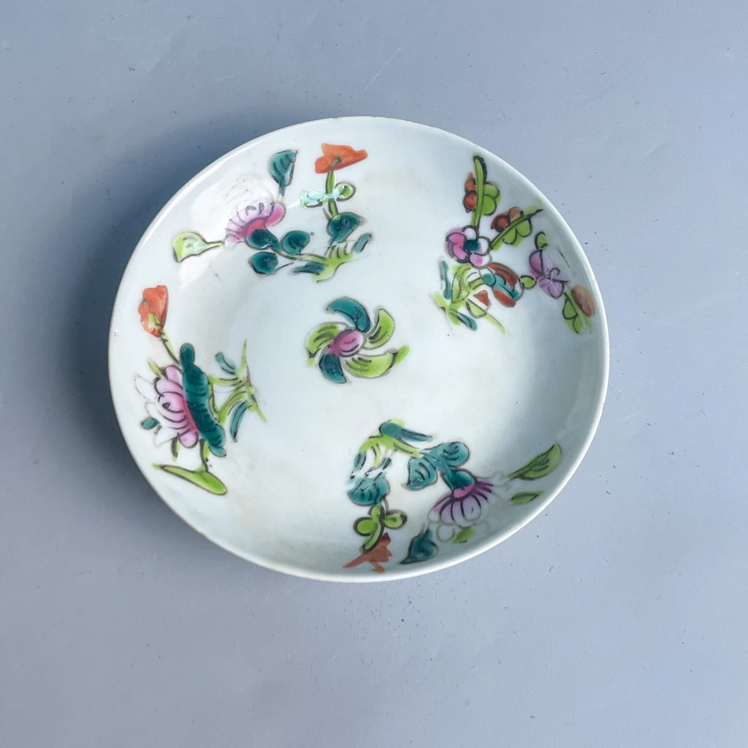 lot4民国 粉彩赏盘19-M25GJ008898