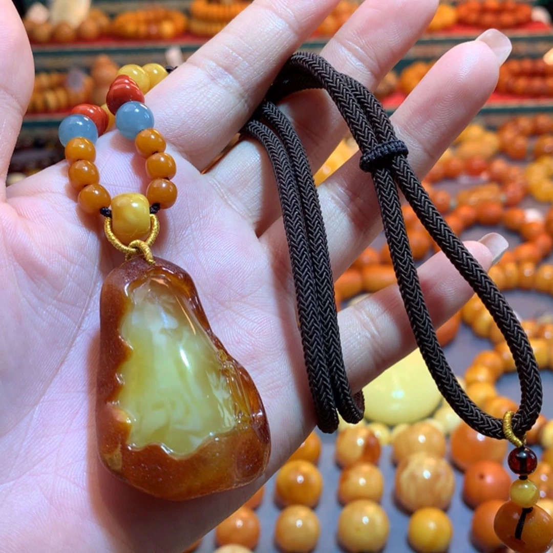 【闪购商品】未镶嵌吊坠(赠链)蜜蜡