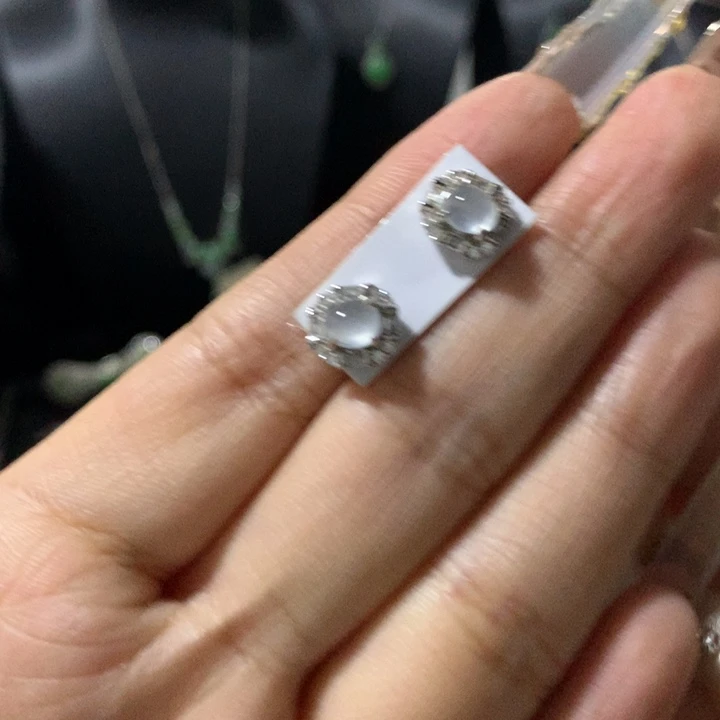 翡翠银S925镶嵌戒指