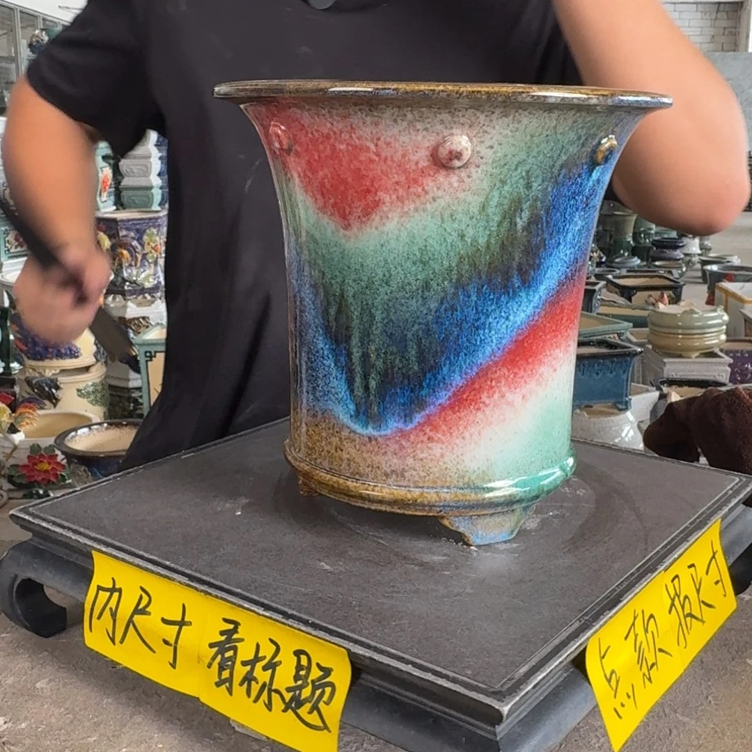 。一风堂石湾花盆 内18*20