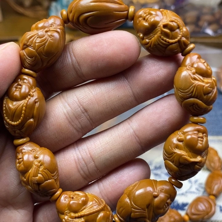 手串/手链橄榄核橄榄核雕工艺手串