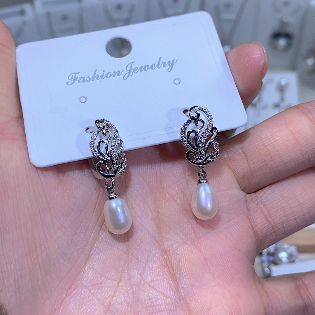 耳饰未镶嵌淡水珍珠