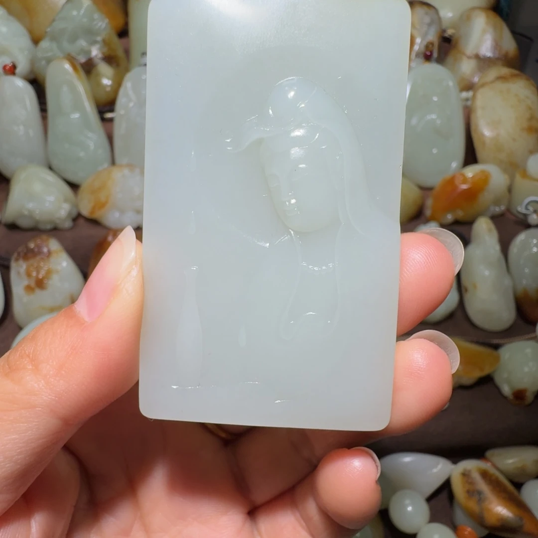 格***局和田玉未镶嵌吊坠(不含链)