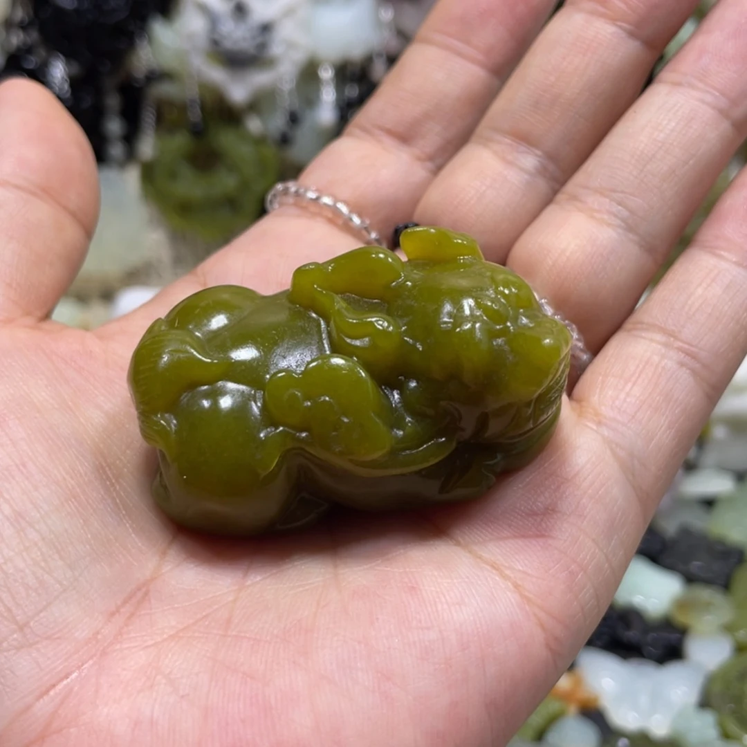 【闪购商品】岫玉颈饰未镶嵌20手把