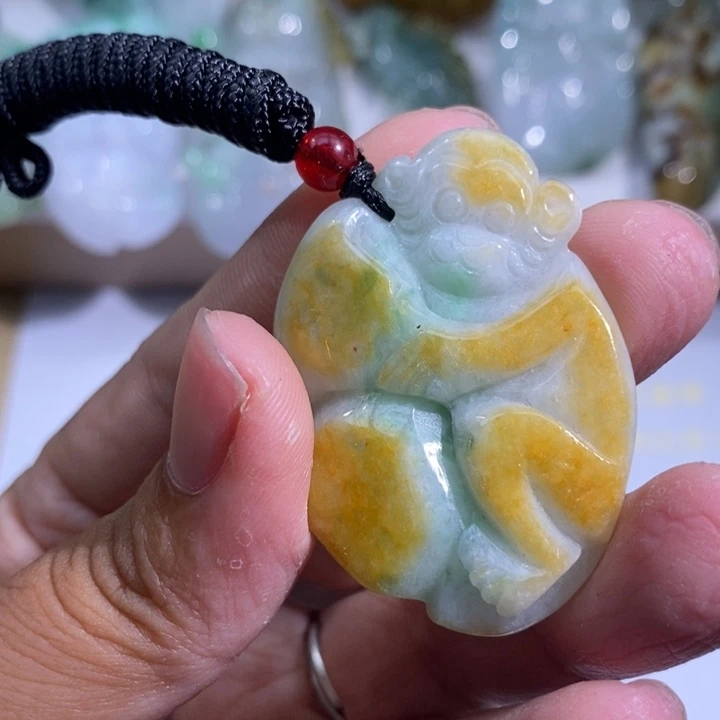 【闪购商品】颈饰未镶嵌翡翠猴子