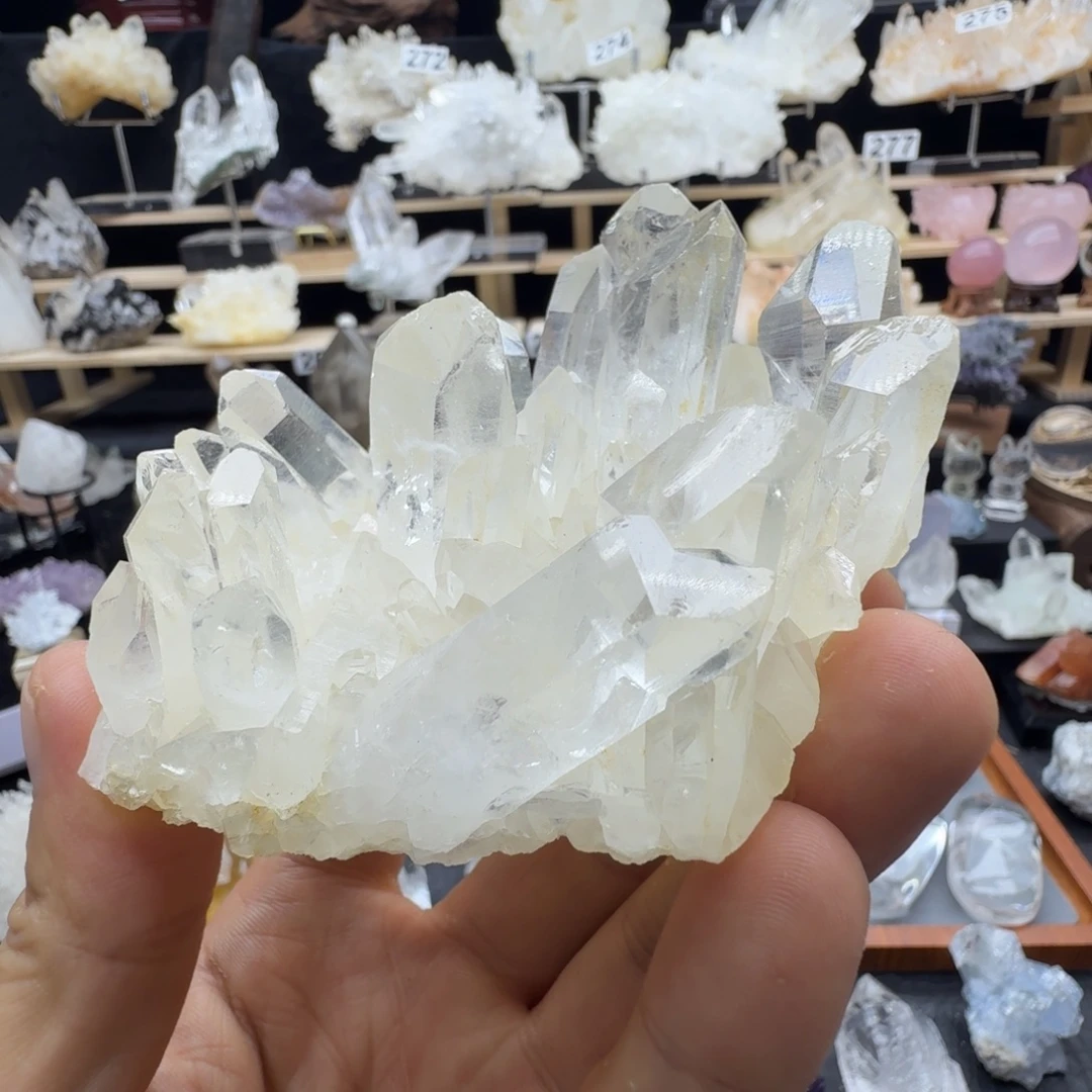 石材天然水晶摆件