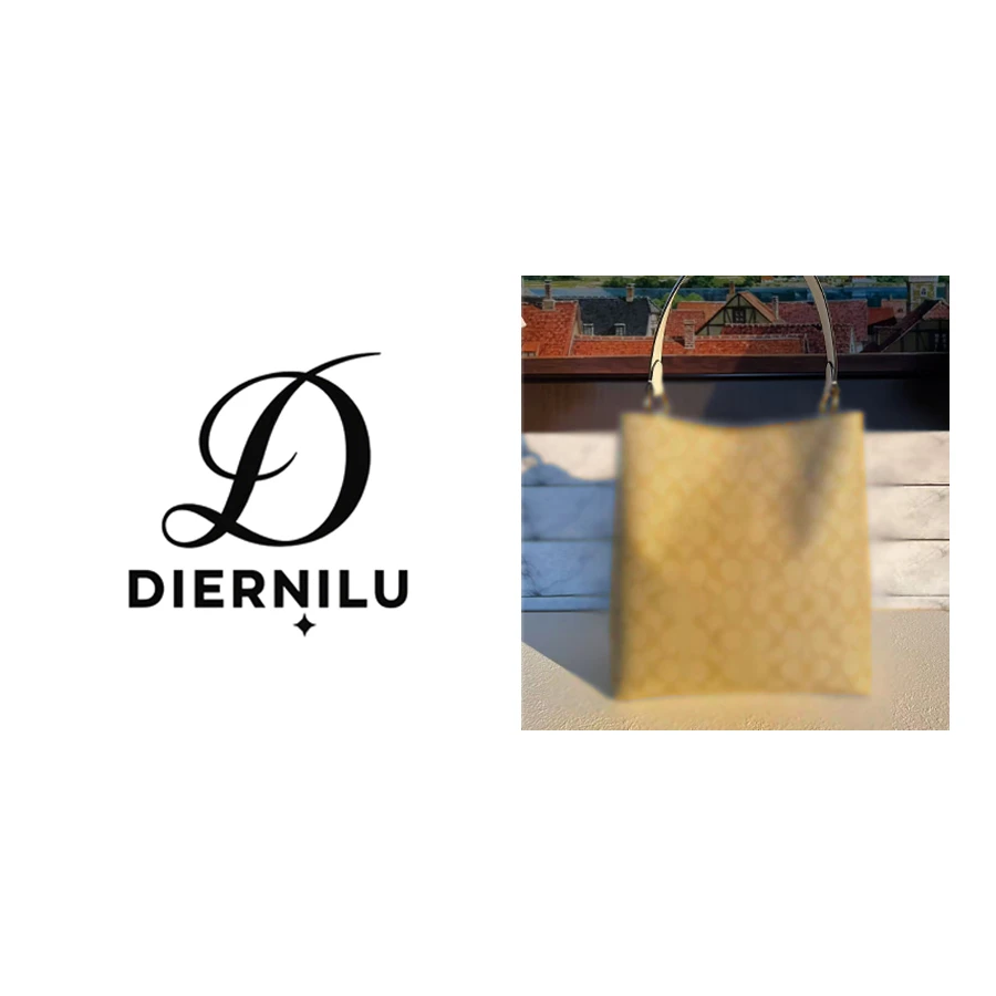 【晚晚真皮高定】时尚百搭扣家单肩斜挎水桶包6303米白