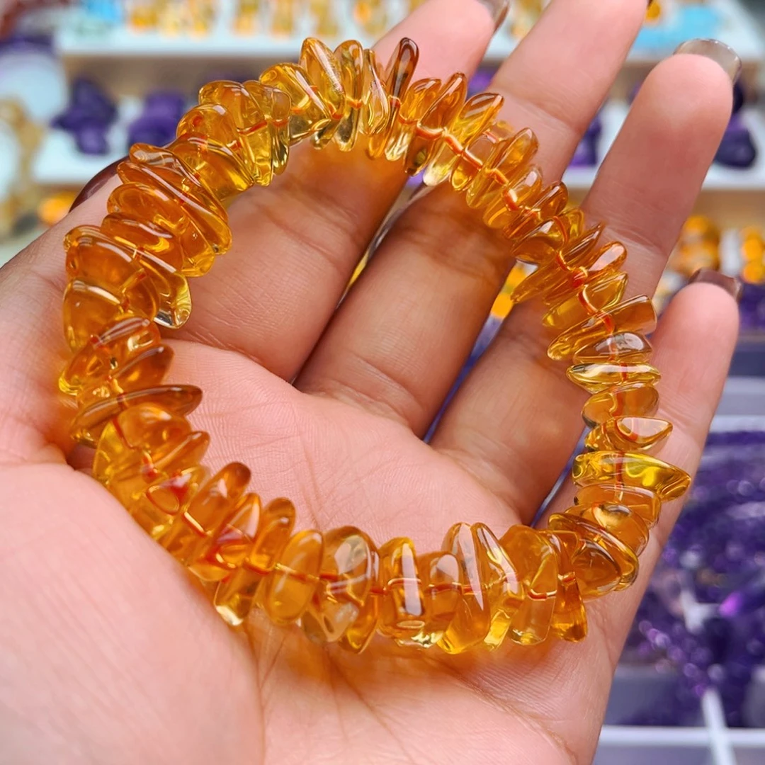 水晶未镶嵌手串天然保真