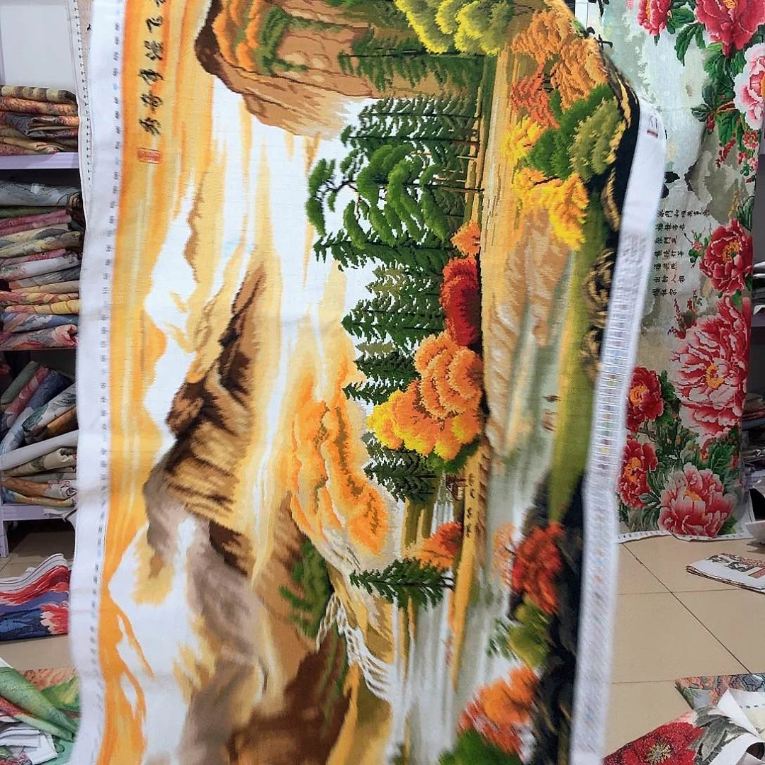 棉末****单十字绣成品出售