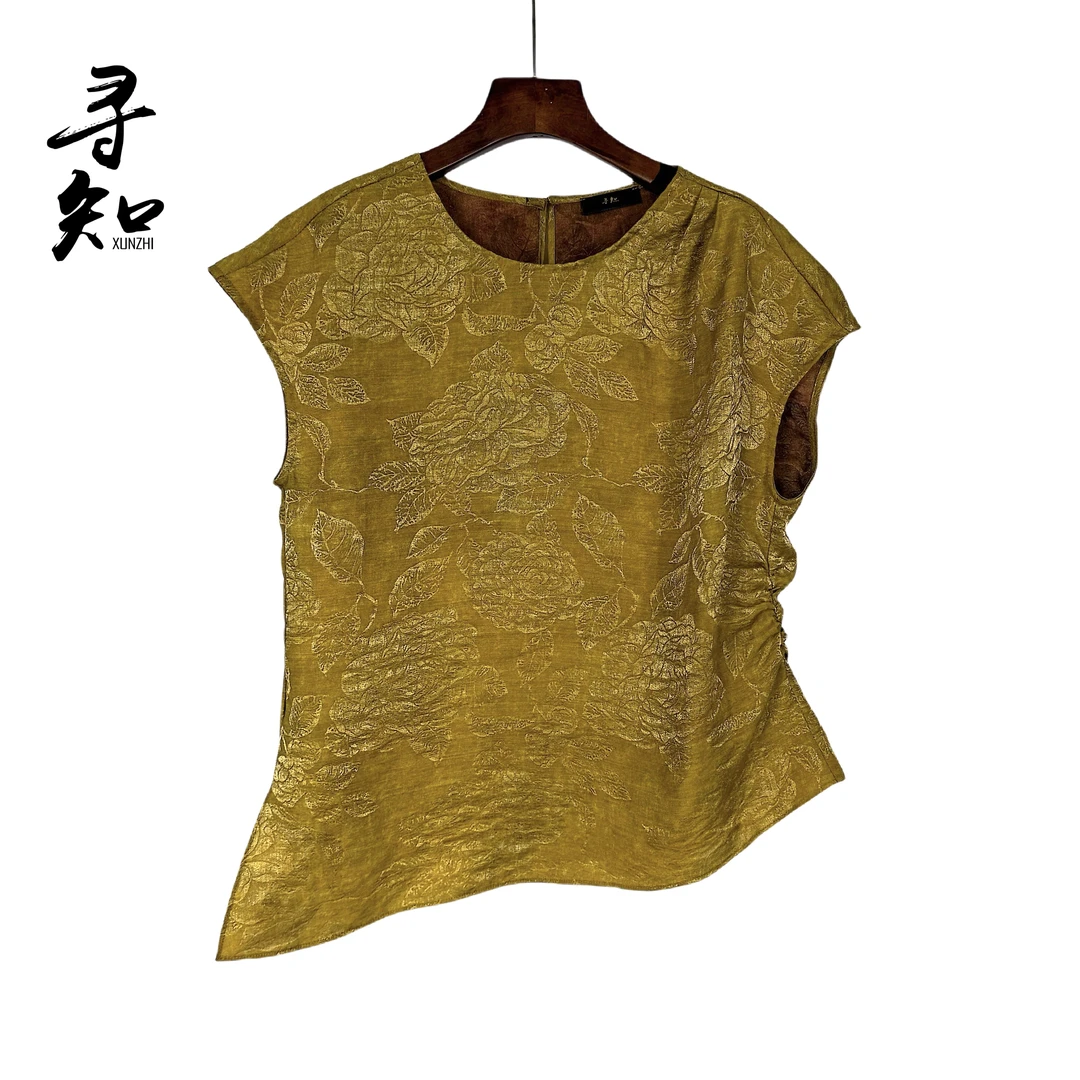 寻知·朱总原创设计XZS130Y金蕊浮光上衣