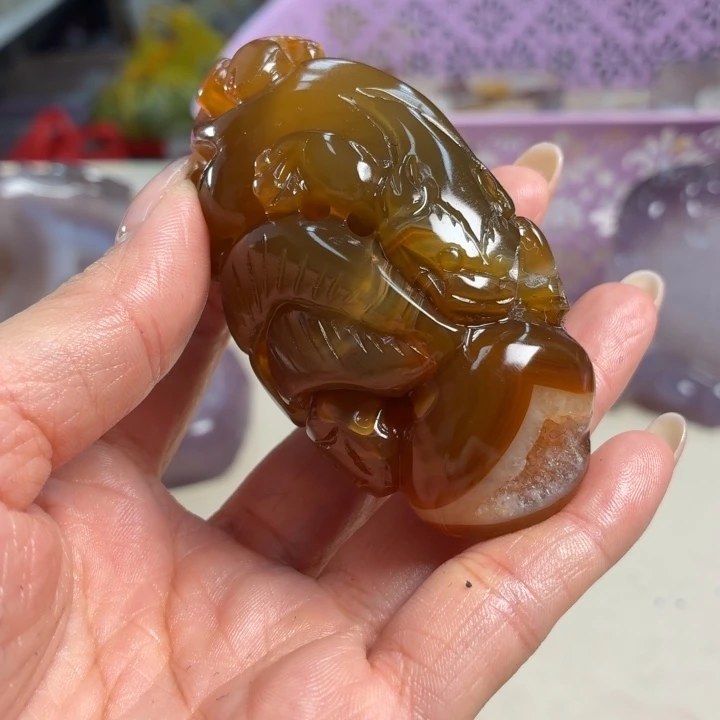 玛瑙/玉髓未镶嵌吊坠(不含链)