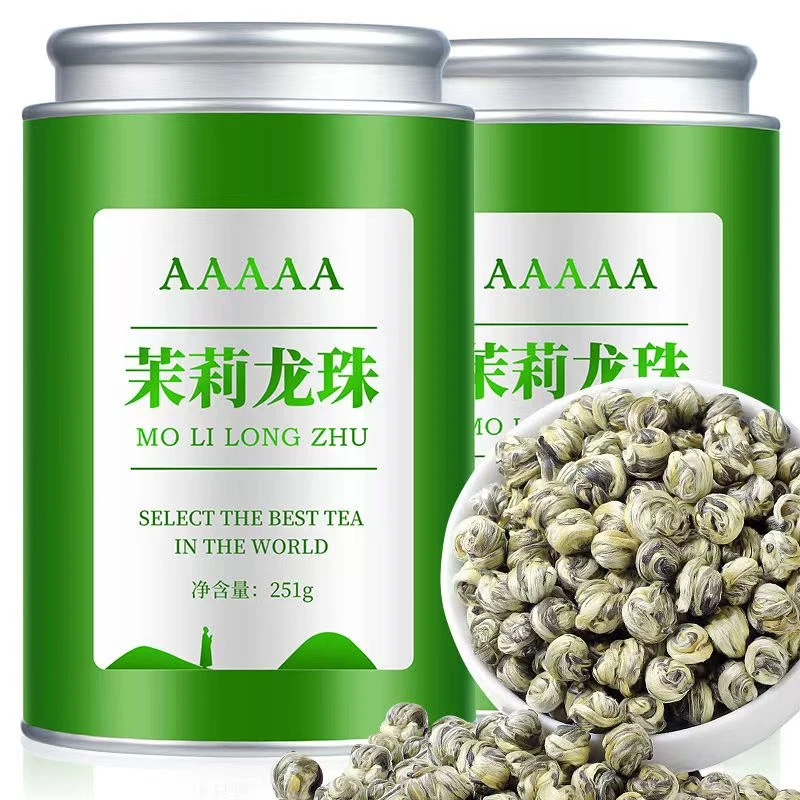 【AAAAA茉莉龙珠】 龙珠2025新茶特级茉莉花茶耐泡浓香型白龙珠罐装