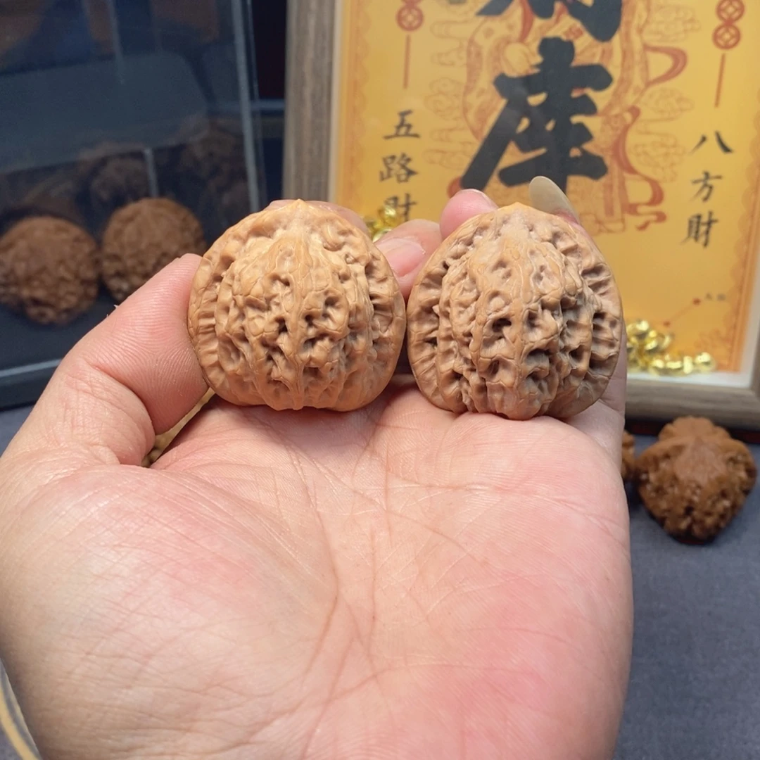 把件文玩核桃40尺头水儿挂月峰佛肚