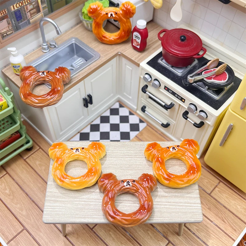 【元元定制—轻松熊吉事果】手工diy树脂食玩配件摆件奶油胶饰品