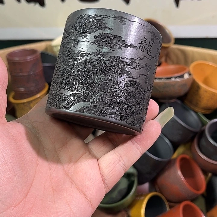 茶杯紫砂全手工紫砂主人杯