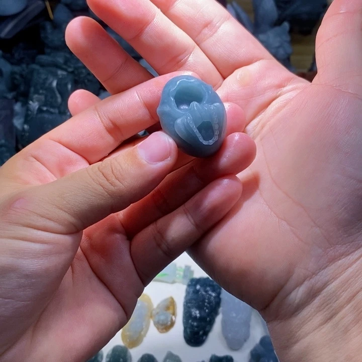 定制翡翠未镶嵌毛