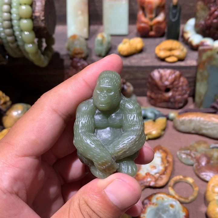 岫岩老玉（透闪石质玉）未镶嵌挂件