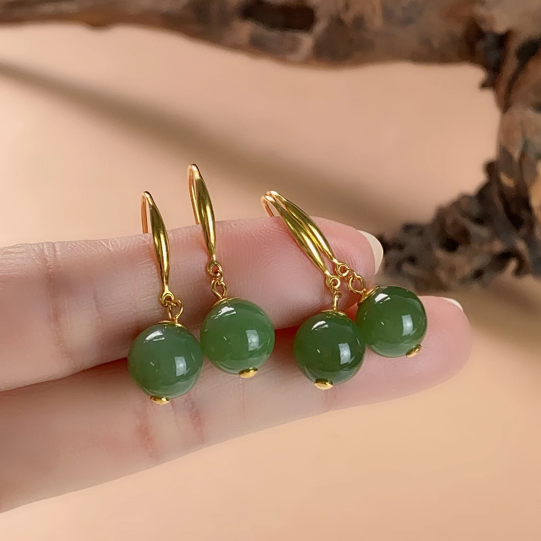 2888/ZY888-666 和田玉时尚百耳钩/多样性发/一对