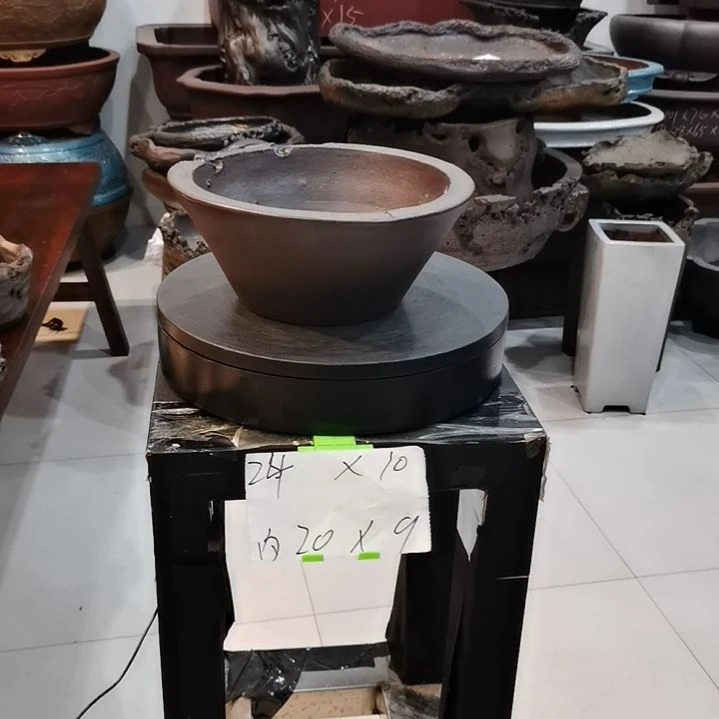 紫砂花盆手工的异形盆