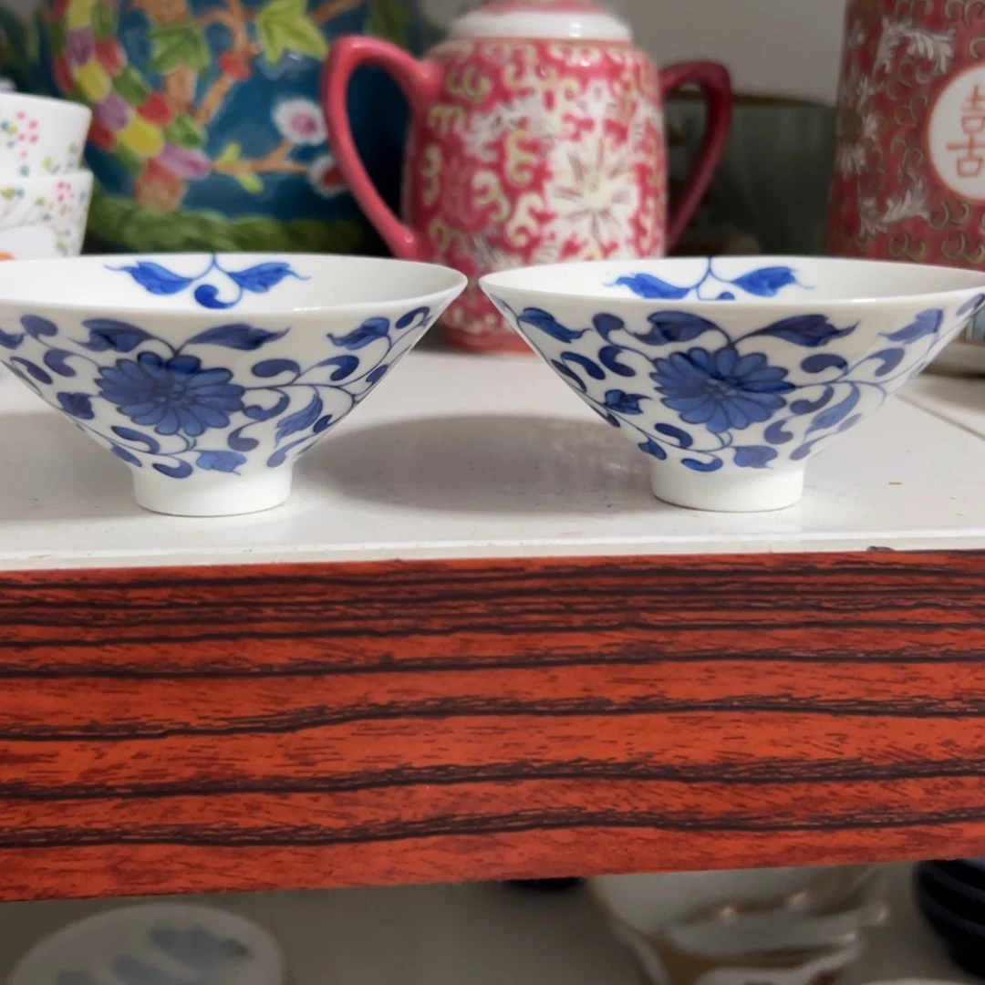 茶杯景德镇陶瓷青花茶杯