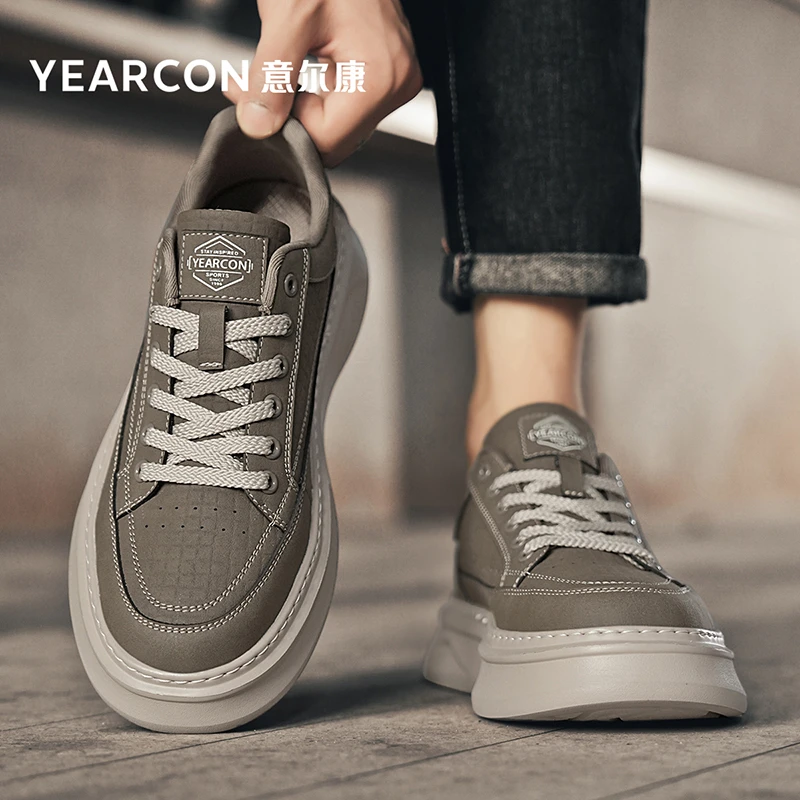 YEARCON/意尔康男鞋百搭新款经典时尚潮流软面软底耐磨潮流男士鞋