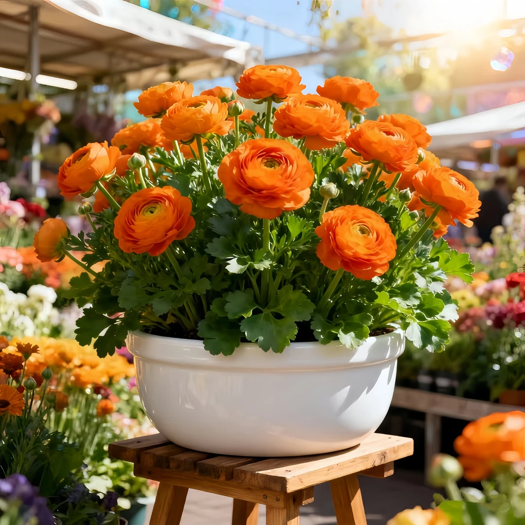 【带芽洋牡丹种球根】花毛茛球根秋冬种植阳台盆栽花园观花种球花卉