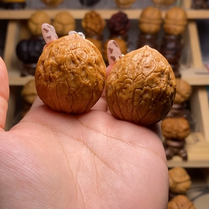 文玩核桃吊坠38龟甲寿桃Y21