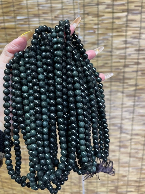 和田玉黑青项链百搭