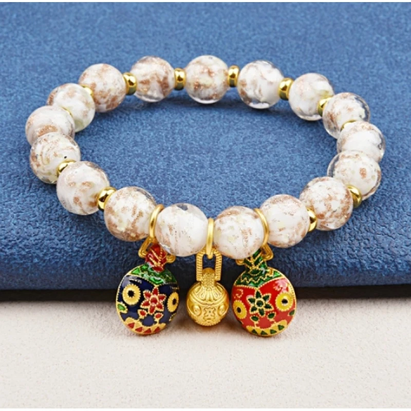 347 精品手链文玩手串  17mm（没盒子）白玉菩提