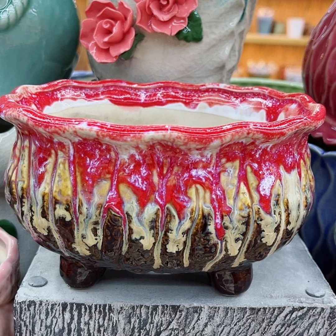 【闪购商品】陶瓷花盆