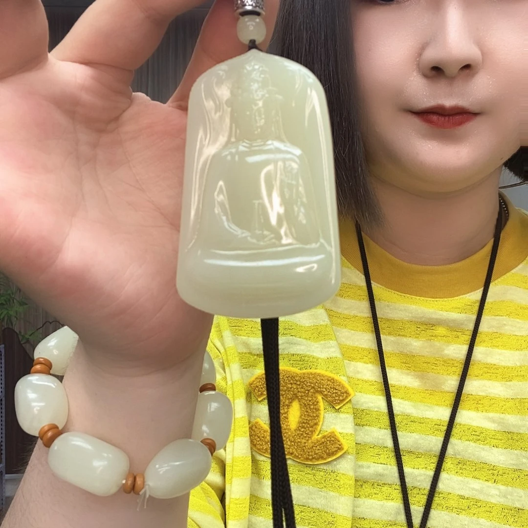 捡****和田玉未镶嵌颈饰