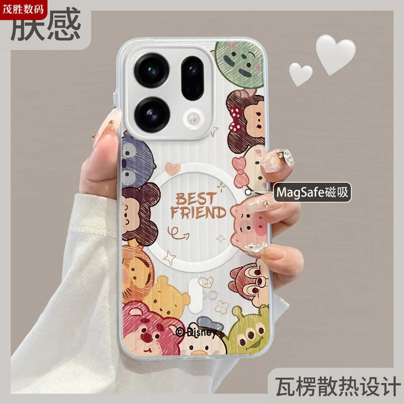 适用oppofindx9手机壳findx9pro新款oppo保护套x8瓦楞磁吸卡通