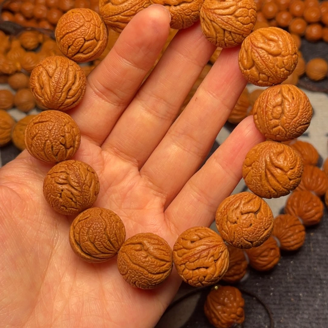 桃核手串龙纹桃核