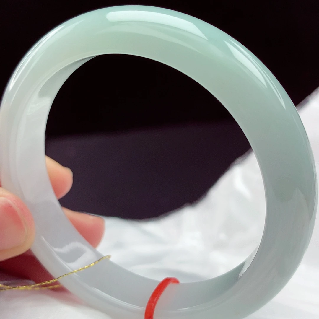 翡翠未镶嵌手镯53圈273