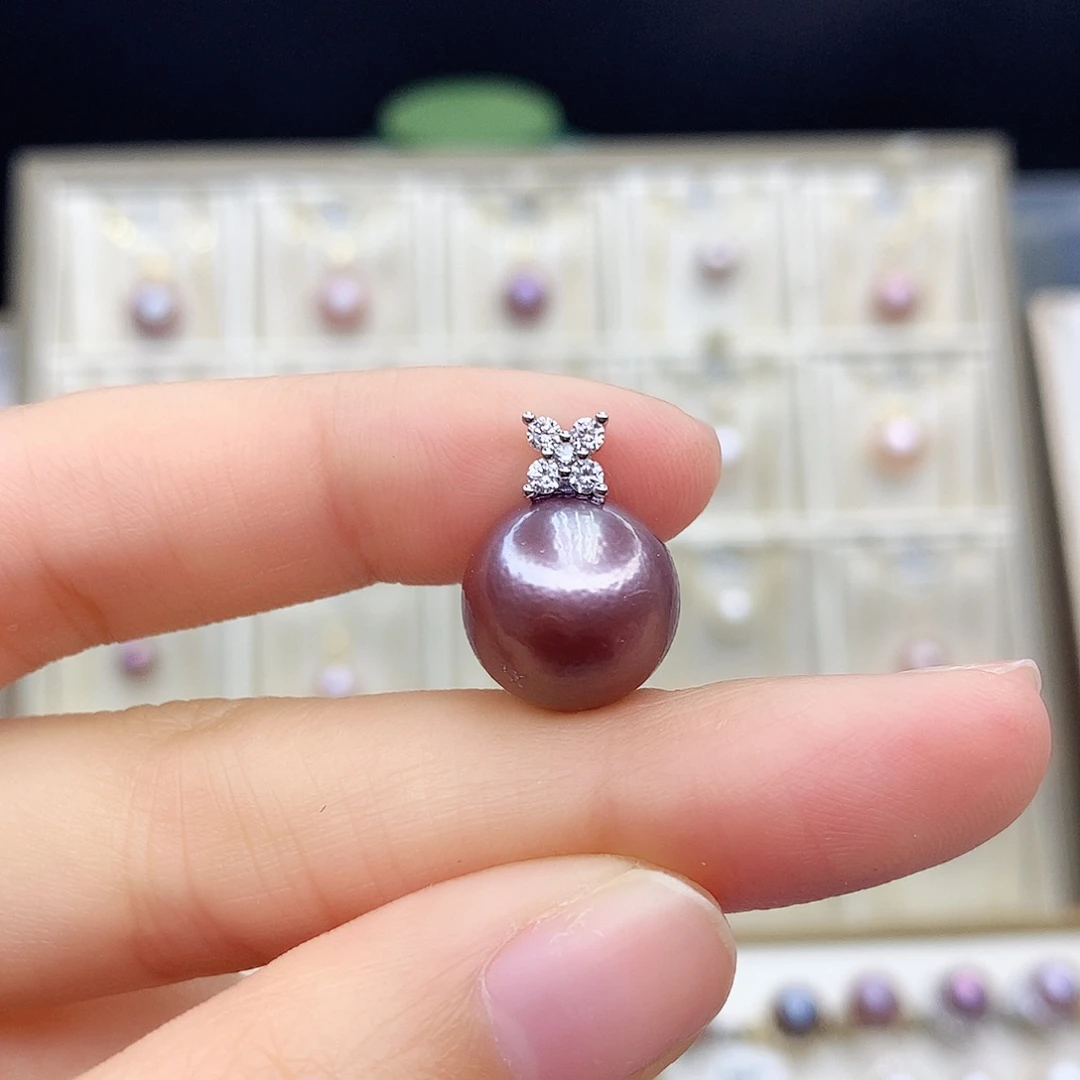 淡水珍珠吊坠(不含链)合金