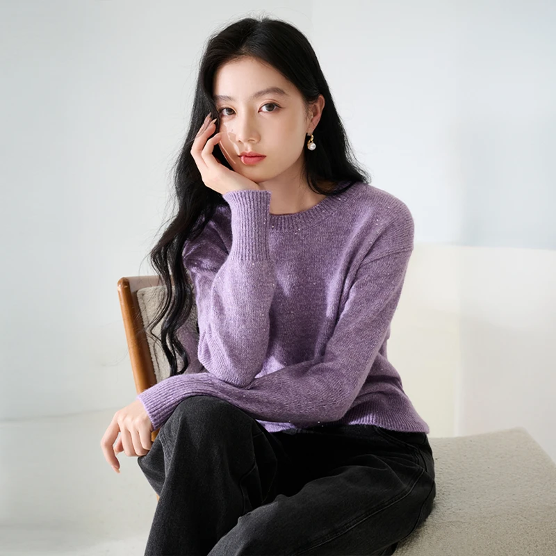 【直播专享】M85A568毛针织衫 香影温柔风针织衫女秋季新款高级感