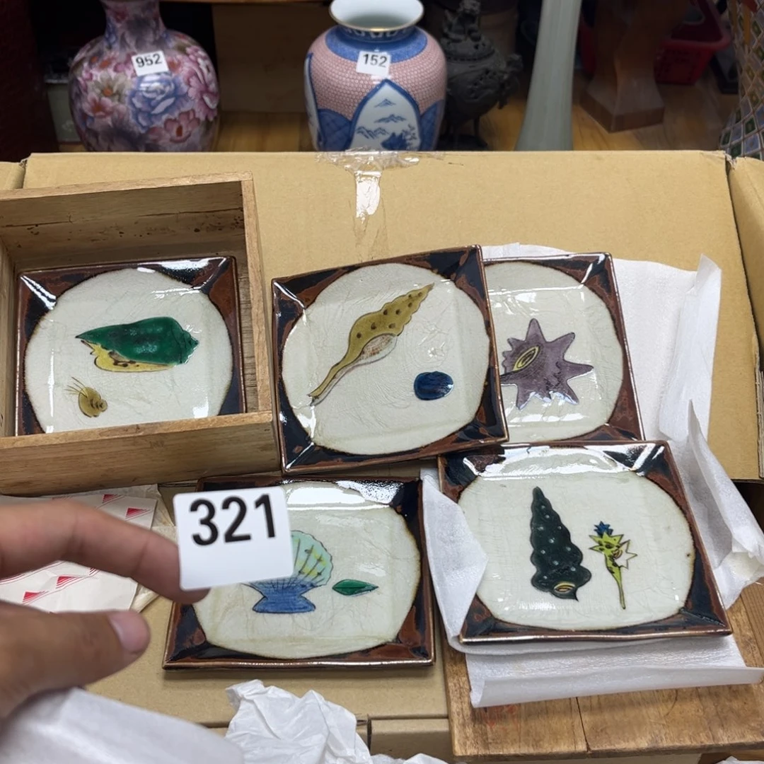 瓷片摆件工艺品瓷器摆件777