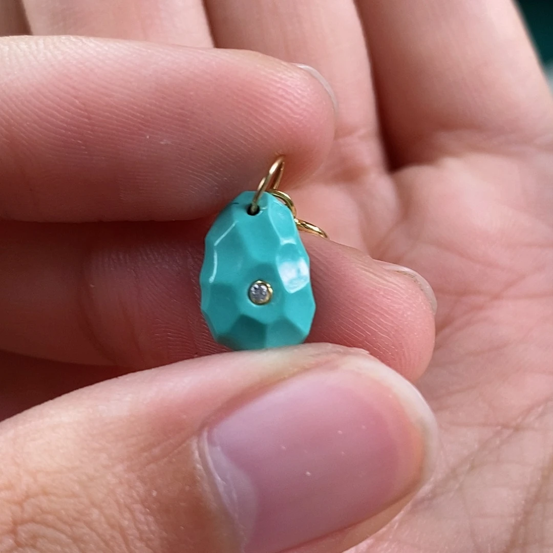 绿松石珠宝奇石未镶嵌