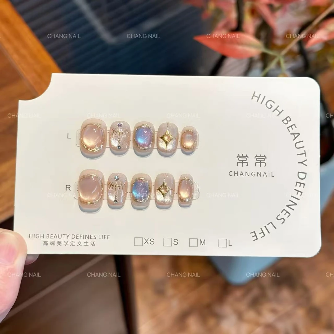 【希腊女神】新品美甲纯手工穿戴甲手作希腊风西域风情高级感甲片