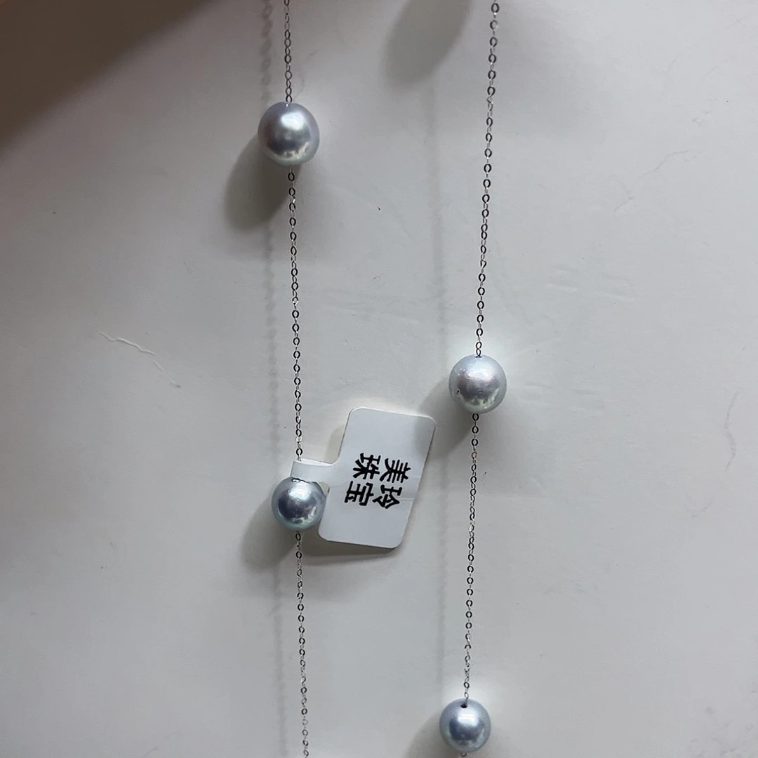 18K金镶嵌颈饰海水珍珠