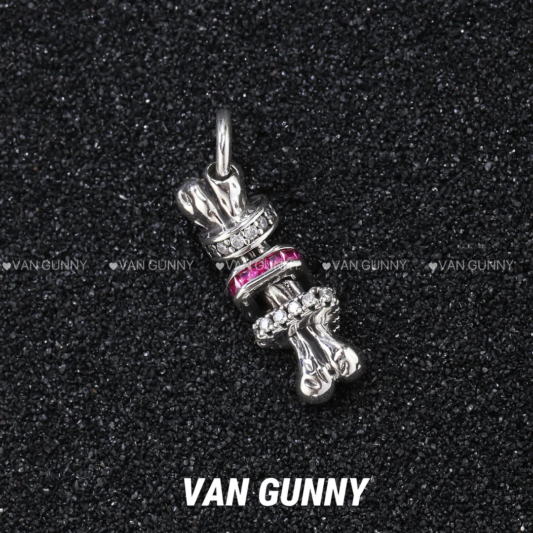 吊坠925银 【赤焰骨魂】吊坠个性小众时尚设计感DZ8107