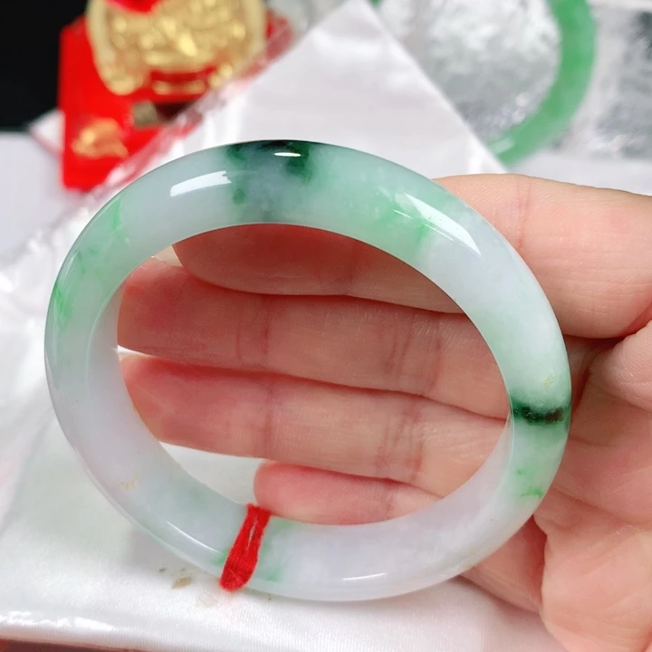 未镶嵌手镯翡翠   编号1070 正圈51-52