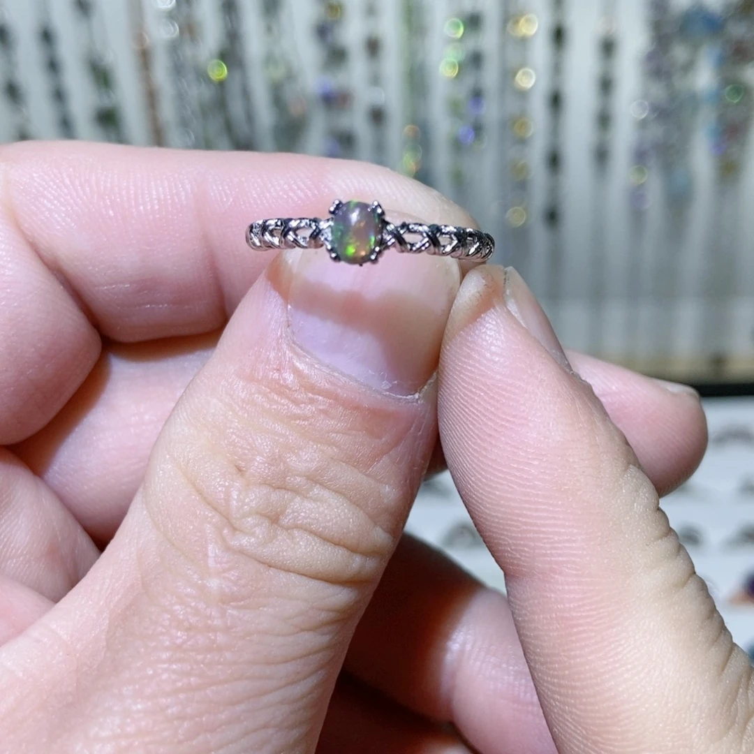 紫晶珠宝半成品银S925镶嵌