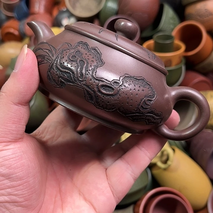 紫砂茶杯全手工紫砂主人杯