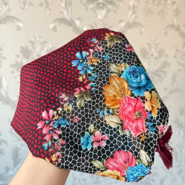 土耳其进口。棉质头巾